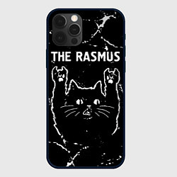 Чехол для iPhone 12 Pro Группа The Rasmus и рок кот, цвет: 3D-черный