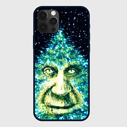 Чехол для iPhone 12 Pro Мудрое Новогоднее Дерево, цвет: 3D-черный