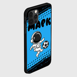 Чехол для iPhone 12 Pro Марк космонавт футболист, цвет: 3D-черный — фото 2