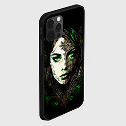 Чехол для iPhone 12 Pro Готическая девушка Весна, цвет: 3D-черный — фото 2