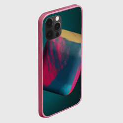 Чехол для iPhone 12 Pro Абстрактный огромный куб, цвет: 3D-малиновый — фото 2