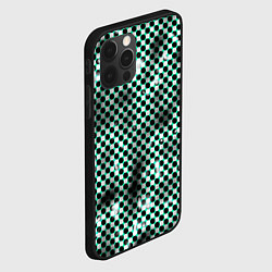 Чехол для iPhone 12 Pro Пластиковая абстракция - паттерн, цвет: 3D-черный — фото 2