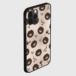 Чехол для iPhone 12 Pro Мишка косолапый, цвет: 3D-черный — фото 2