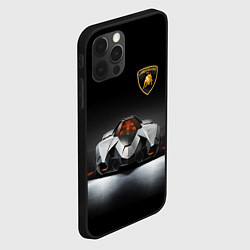 Чехол для iPhone 12 Pro Lamborghini Egoista - Italy, цвет: 3D-черный — фото 2