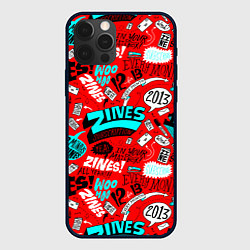 Чехол для iPhone 12 Pro Zines subscription, цвет: 3D-черный