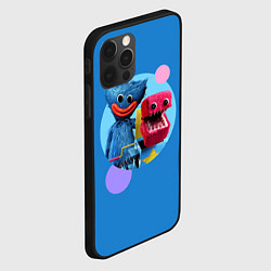 Чехол для iPhone 12 Pro Poppy Playtime Хагги Вагги и Бокси Бу, цвет: 3D-черный — фото 2