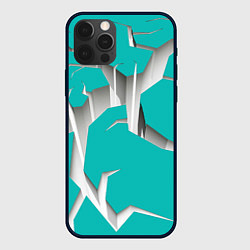 Чехол для iPhone 12 Pro Трещина в пропасть, цвет: 3D-черный