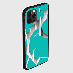 Чехол для iPhone 12 Pro Трещина в пропасть, цвет: 3D-черный — фото 2