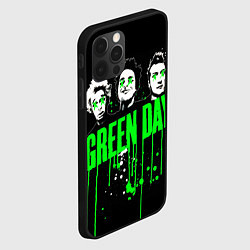 Чехол для iPhone 12 Pro Green day paint, цвет: 3D-черный — фото 2