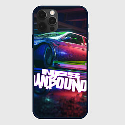 Чехол для iPhone 12 Pro NFS unbound nissan drift, цвет: 3D-черный