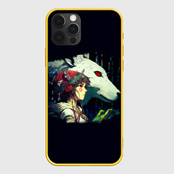 Чехол для iPhone 12 Pro Сан с богиней Моро, цвет: 3D-желтый