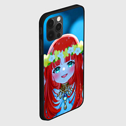 Чехол для iPhone 12 Pro Нилу персонаж Genshin Impact, цвет: 3D-черный — фото 2