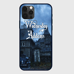 Чехол для iPhone 12 Pro Уэнсдэй Аддамс - замок, цвет: 3D-черный