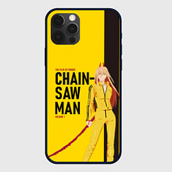 Чехол для iPhone 12 Pro Человек-бензопила - Пауэр, цвет: 3D-черный