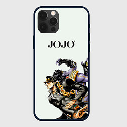 Чехол для iPhone 12 Pro Стенд Джотаро Куджо Star Platinum, цвет: 3D-черный