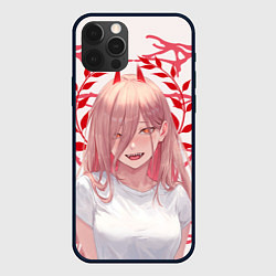 Чехол для iPhone 12 Pro Человек-бензопила - Power, цвет: 3D-черный