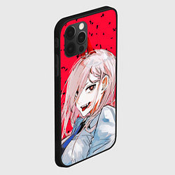 Чехол для iPhone 12 Pro Пауэр из Бензопилы, цвет: 3D-черный — фото 2