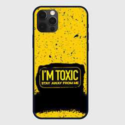 Чехол для iPhone 12 Pro Toxic, цвет: 3D-черный