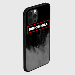 Чехол для iPhone 12 Pro Вероника - в красной рамке на темном, цвет: 3D-черный — фото 2