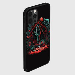 Чехол для iPhone 12 Pro Рука зомби из могилы, цвет: 3D-черный — фото 2