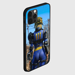 Чехол для iPhone 12 Pro Vault 111 suit at Fallout 4 Nexus, цвет: 3D-черный — фото 2