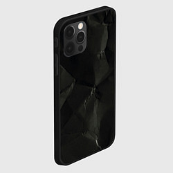 Чехол для iPhone 12 Pro Эффект мятой бумаги, цвет: 3D-черный — фото 2