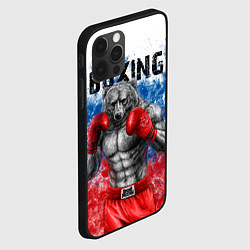 Чехол для iPhone 12 Pro Бокс - Россия, цвет: 3D-черный — фото 2