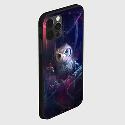 Чехол для iPhone 12 Pro Мистическая сова, цвет: 3D-черный — фото 2