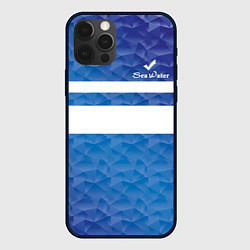 Чехол для iPhone 12 Pro Sea Water, цвет: 3D-черный