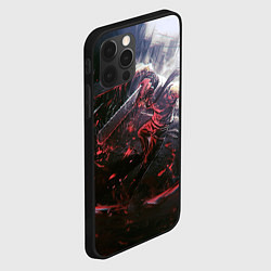 Чехол для iPhone 12 Pro Человек-бензопила - Дэнджи атакует, цвет: 3D-черный — фото 2