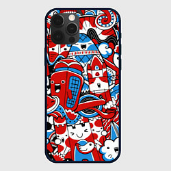 Чехол для iPhone 12 Pro Старая добрая Англия, цвет: 3D-черный