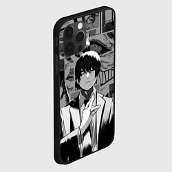 Чехол для iPhone 12 Pro Аки Хаякава - страницы манги, цвет: 3D-черный — фото 2