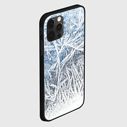 Чехол для iPhone 12 Pro Абстрактный ледяной паттерн, цвет: 3D-черный — фото 2