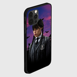 Чехол для iPhone 12 Pro Wednesday Addams, цвет: 3D-черный — фото 2