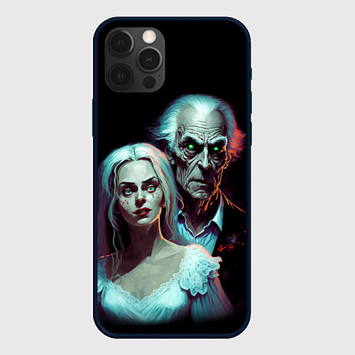 Чехол iPhone 12 Pro Король и Шут Кукла Колдуна / 3D-Черный – фото 1