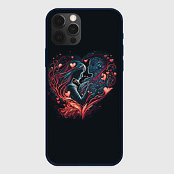 Чехол для iPhone 12 Pro Возлюбленные навсегда, цвет: 3D-черный