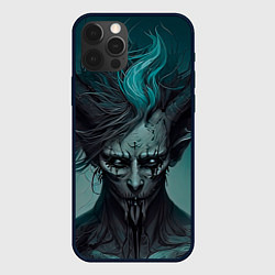 Чехол для iPhone 12 Pro Демон леса, цвет: 3D-черный