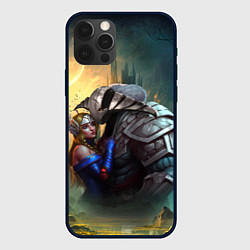 Чехол для iPhone 12 Pro Sven and Crystal Maiden, цвет: 3D-черный