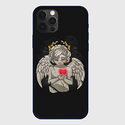 Чехол для iPhone 12 Pro Разбитый ангел, цвет: 3D-черный