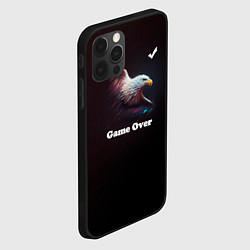 Чехол для iPhone 12 Pro Eagle-game over, цвет: 3D-черный — фото 2