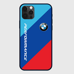 Чехол для iPhone 12 Pro Bmw - m colors, цвет: 3D-черный