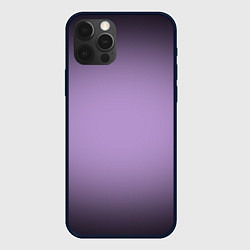 Чехол для iPhone 12 Pro Сиреневый градиент, цвет: 3D-черный