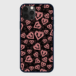 Чехол для iPhone 12 Pro Big bang pattern, цвет: 3D-черный