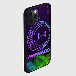 Чехол для iPhone 12 Pro Mamamoo emblem, цвет: 3D-черный — фото 2
