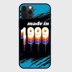 Чехол для iPhone 12 Pro Made in 1999: liquid art, цвет: 3D-черный