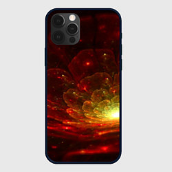 Чехол для iPhone 12 Pro Midjourney огненный бальзамин, цвет: 3D-черный
