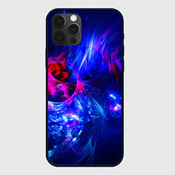 Чехол для iPhone 12 Pro Столкновение воды и огня, цвет: 3D-черный