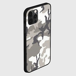 Чехол для iPhone 12 Pro Арктический камуфляж, цвет: 3D-черный — фото 2
