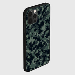 Чехол для iPhone 12 Pro Болотный камуфляж, цвет: 3D-черный — фото 2