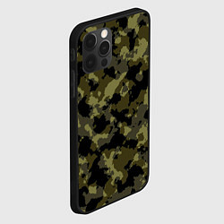 Чехол для iPhone 12 Pro Тропический камуфляж, цвет: 3D-черный — фото 2